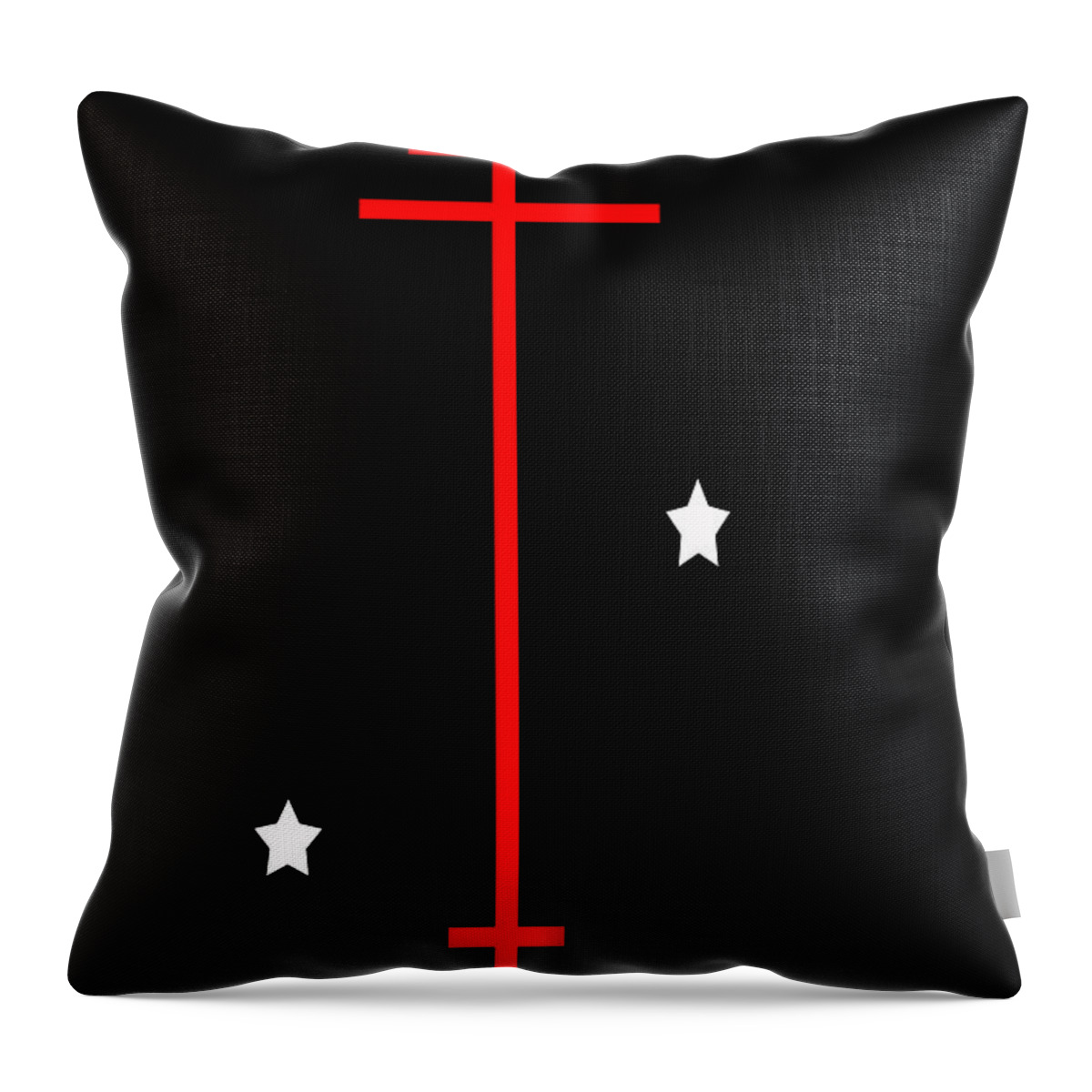 Post Constructivism/geometric Digital Drawings Throw Pillow featuring the photograph Holy Trinity by Doug Duffey