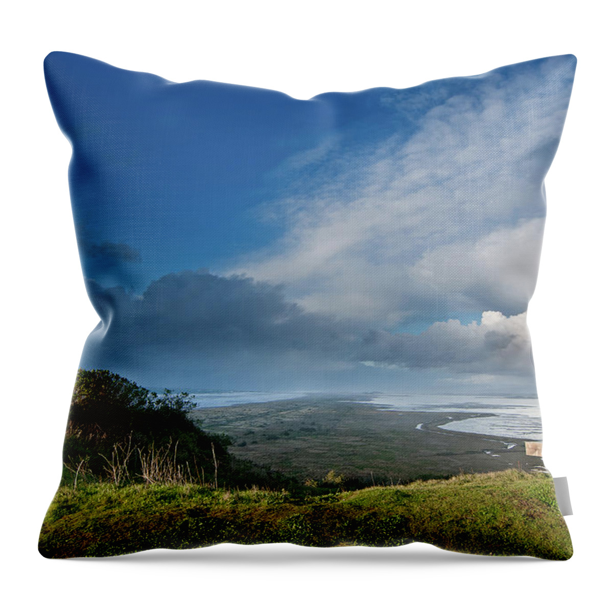 Landscape Throw Pillow featuring the photograph Humboldt Views by Greg Nyquist
