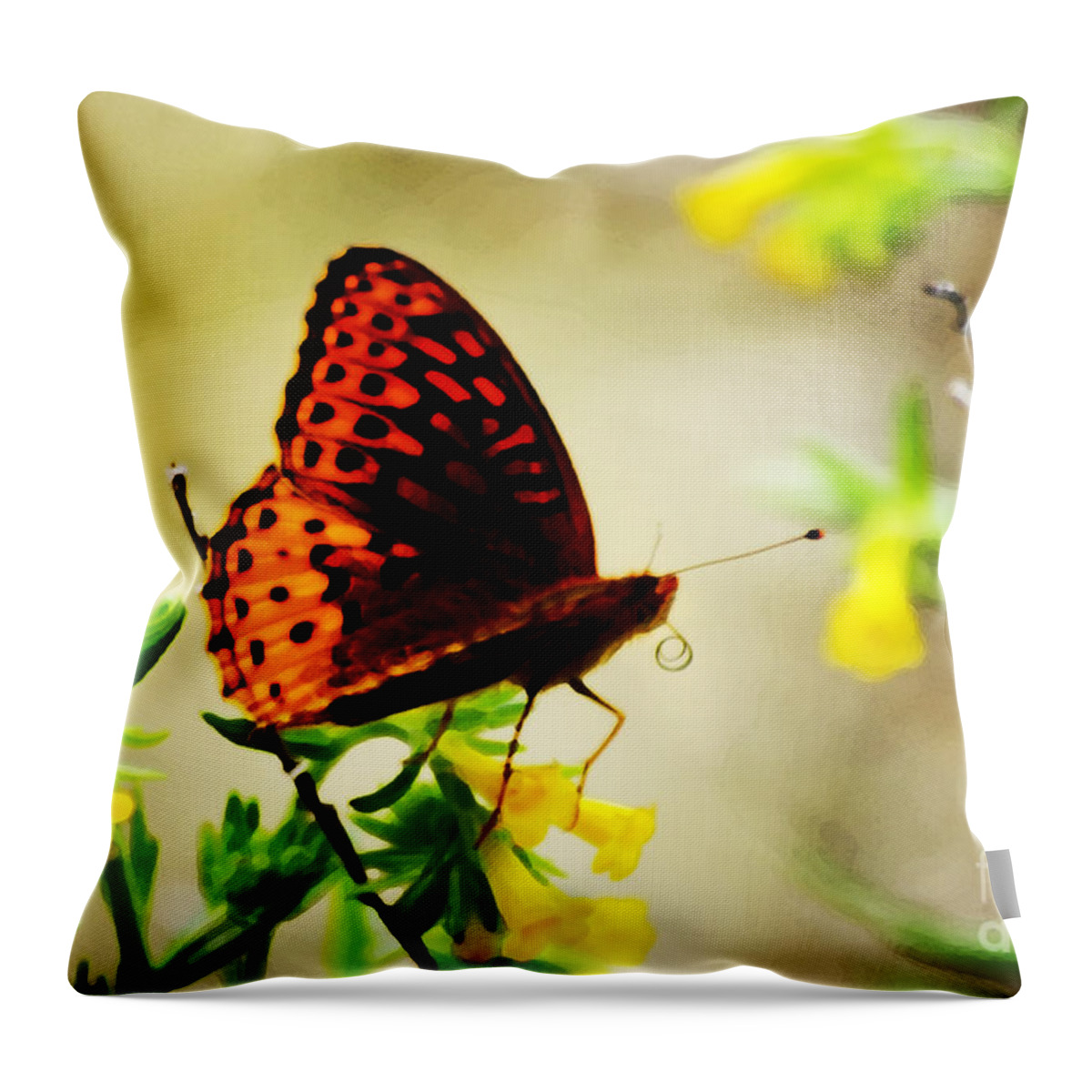 Impressionistic Throw Pillow featuring the photograph I See the Light by Vicki Pelham