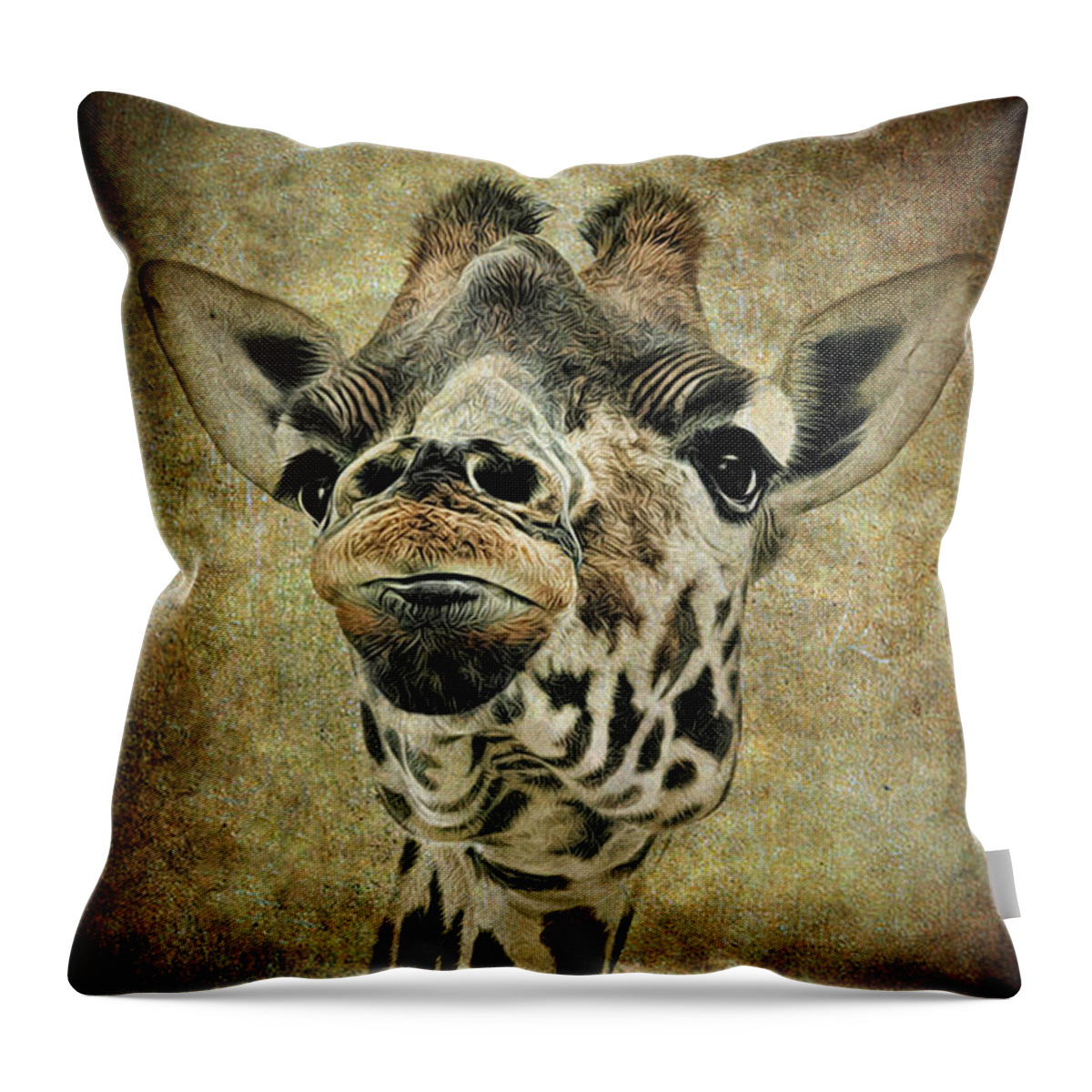Animals Throw Pillow featuring the photograph If you've got it...flaunt it by Sami Martin