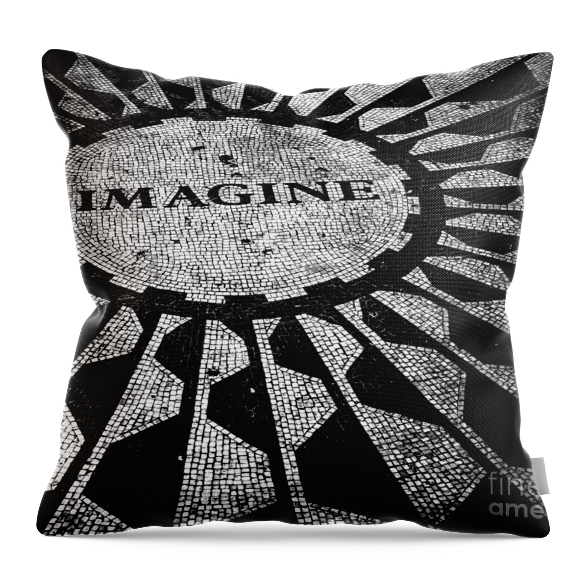 Imagine Throw Pillow featuring the photograph Imagine by Ken Marsh