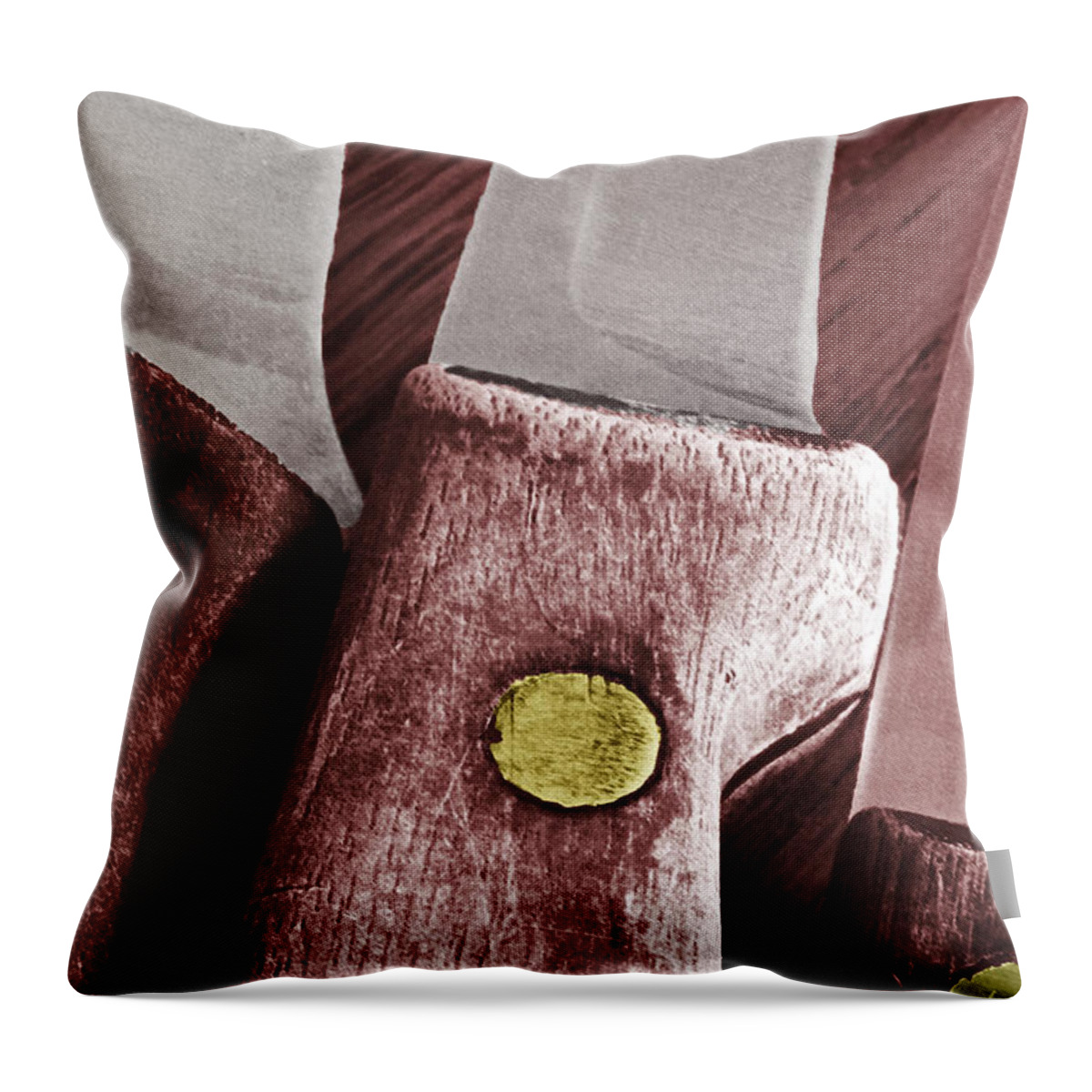 Knife Throw Pillow featuring the photograph Knives II by Bill Owen