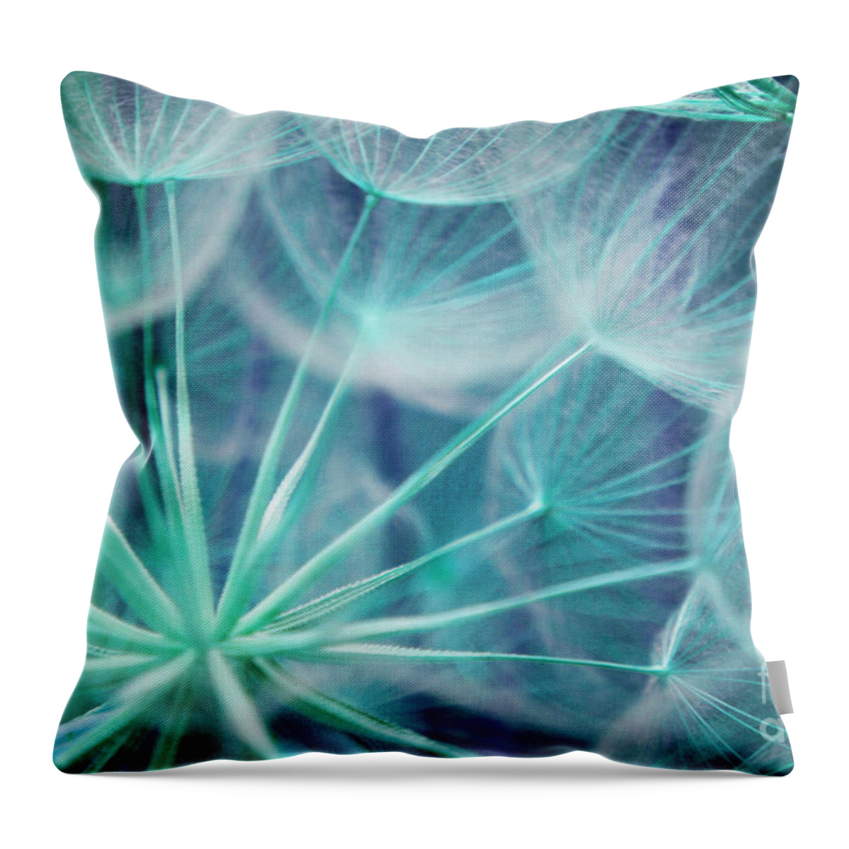 Floral Throw Pillow featuring the photograph Lite from Within by Julie Lueders 