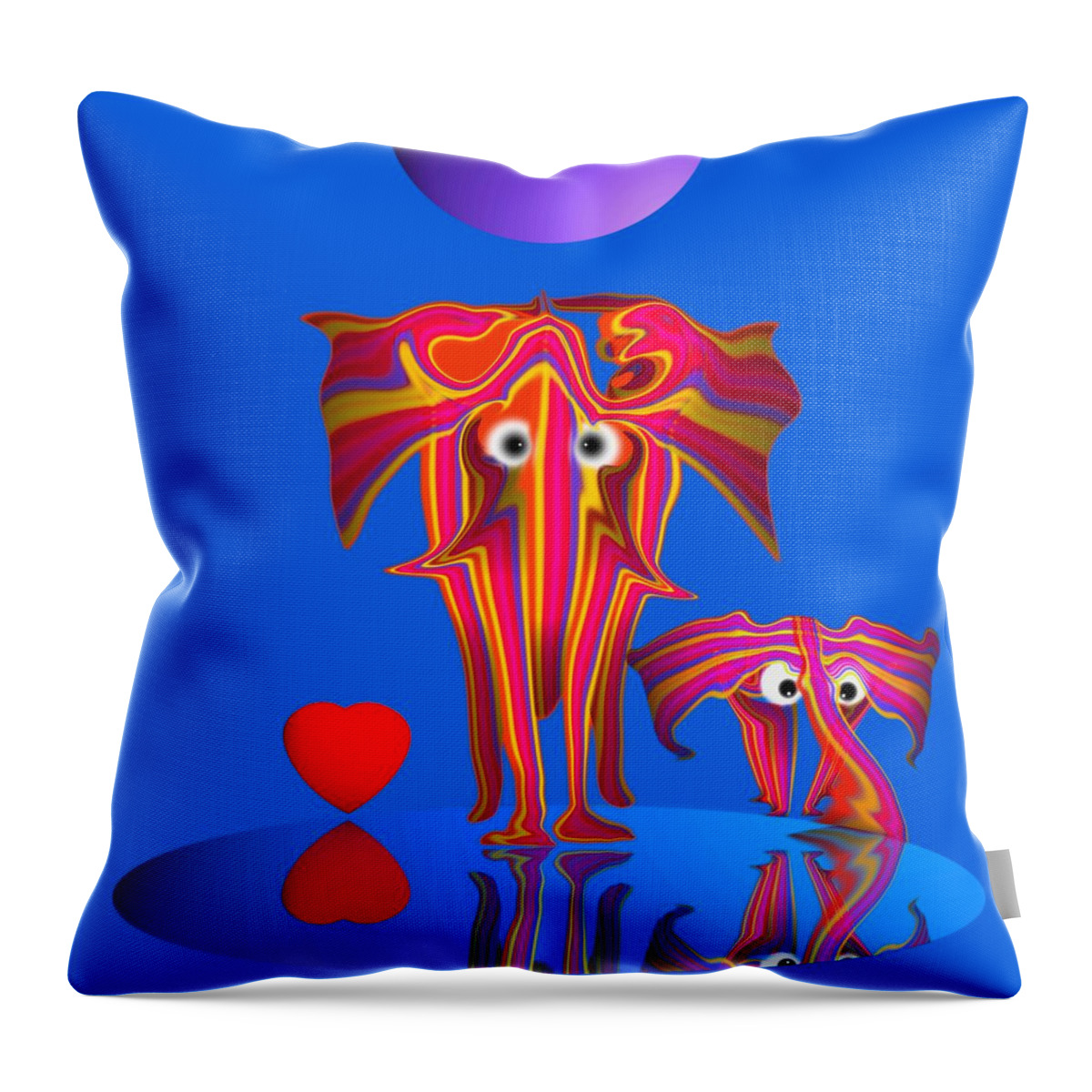 Africa Throw Pillow featuring the painting Looking For Love by Charles Stuart