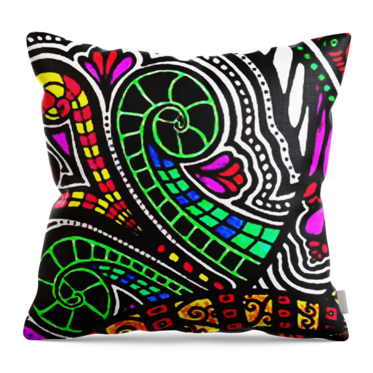 Love Throw Pillow featuring the drawing Love is in the Air by Sandra Lira