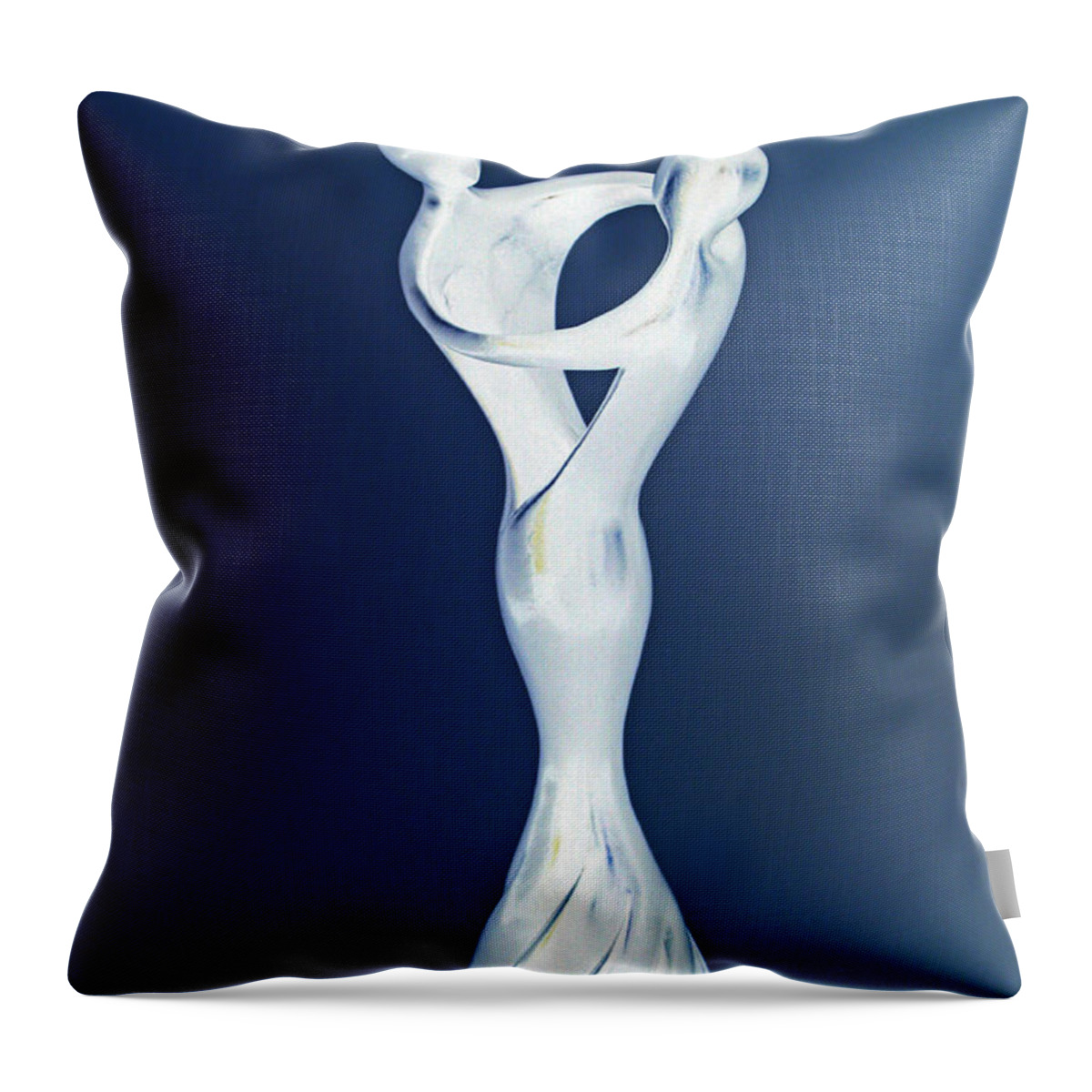 Statute Throw Pillow featuring the photograph Love's Glow by Carolyn Stagger Cokley
