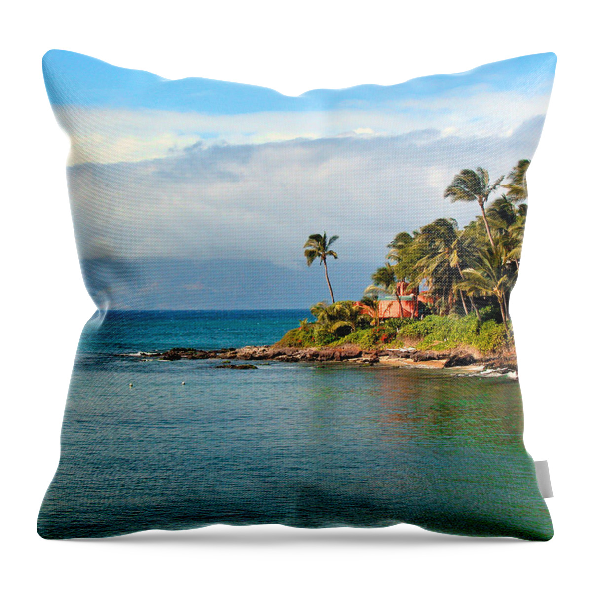 Maui Throw Pillow featuring the photograph Memories of Maui by Lynn Bauer
