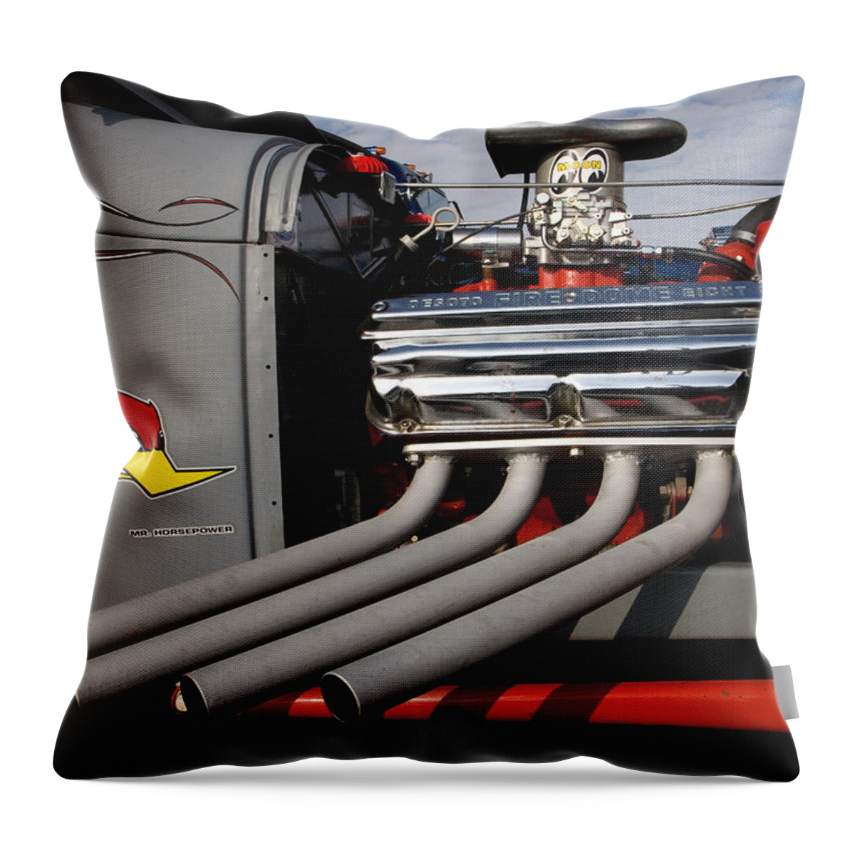 Desoto Throw Pillow featuring the photograph More Power by Karen Lee Ensley