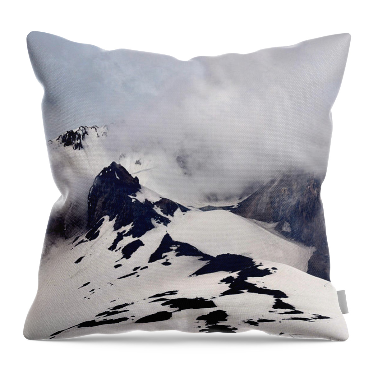 Mt. Hood Throw Pillow featuring the photograph Mt. Hood by Matt Hanson