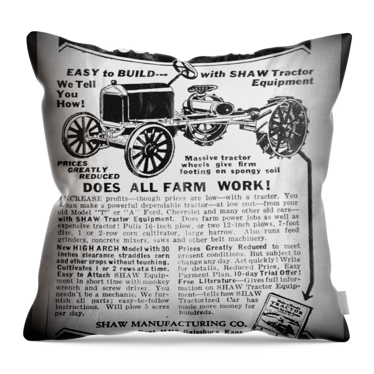 Richard Reeve Throw Pillow featuring the photograph Multipurpose Vehicle Advert II by Richard Reeve