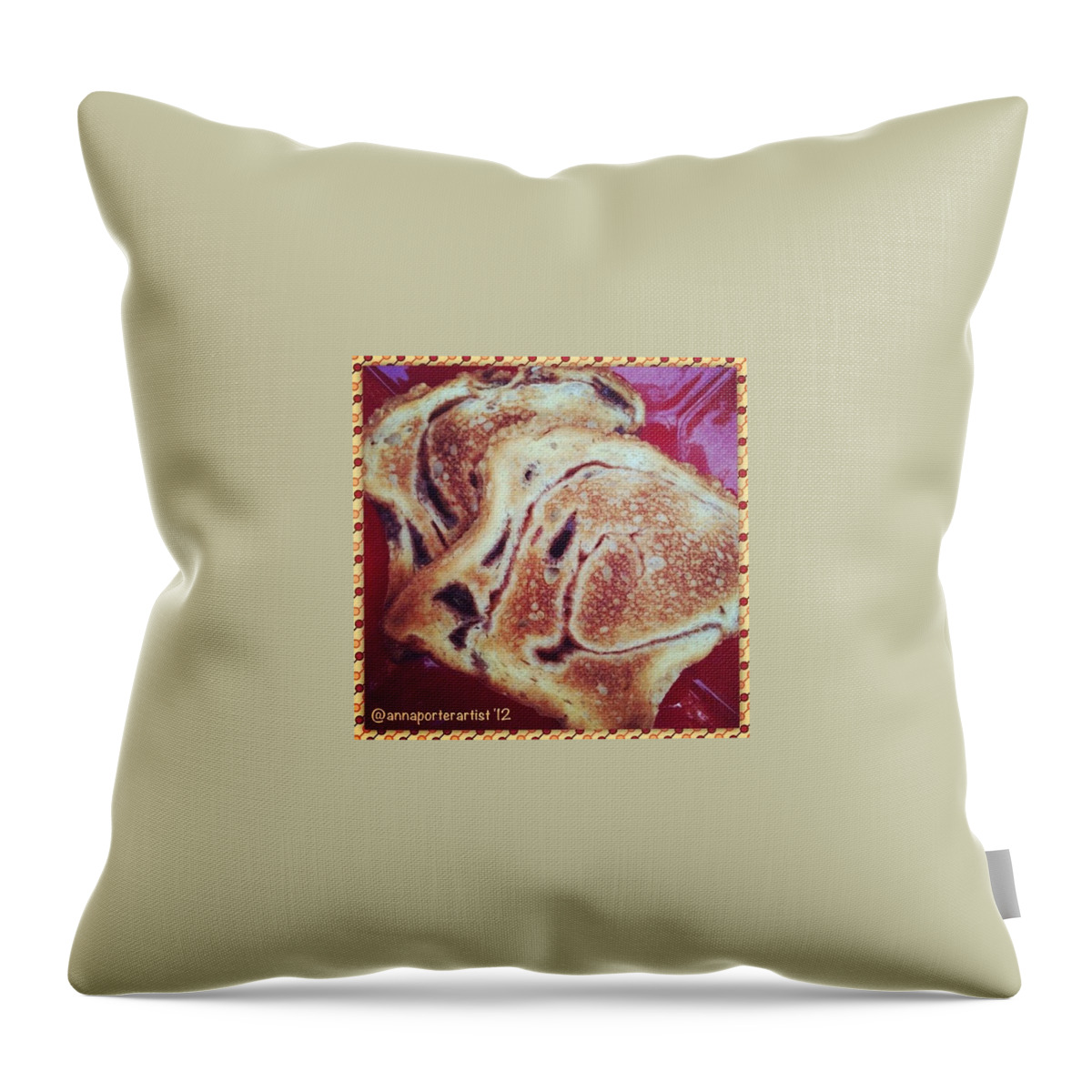 4foodies Throw Pillow featuring the photograph My Favorite #fmsphotoaday #day23 by Anna Porter