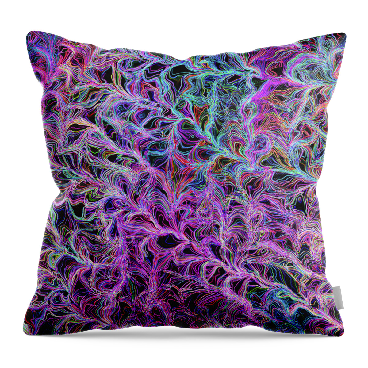 Kenneth James Throw Pillow featuring the photograph Night Sunshine - Design by Kenneth James