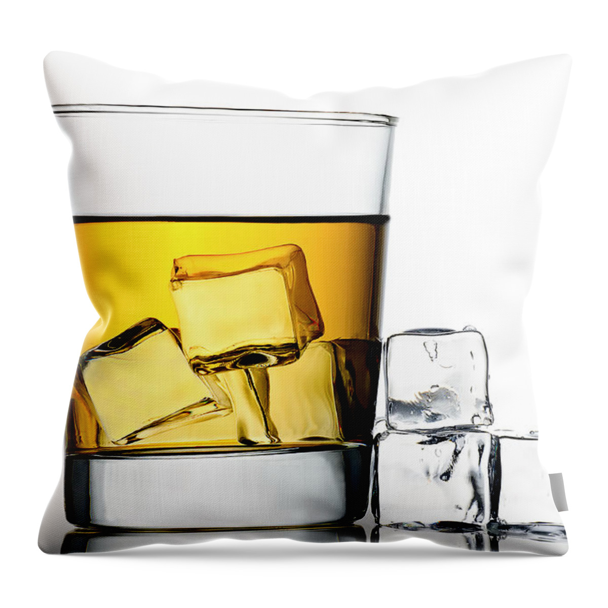 Alcohol Throw Pillow featuring the photograph On the Rocks by Gert Lavsen