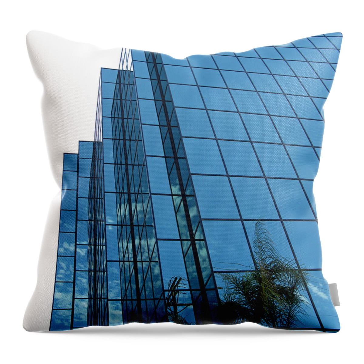 Architecture Throw Pillow featuring the photograph Only the Sky is the Limit. Hollywood 2010 by Ausra Huntington nee Paulauskaite