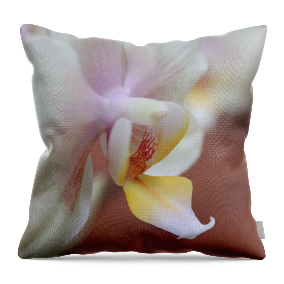 Art Throw Pillow featuring the photograph Orchid II by Kelly Hazel