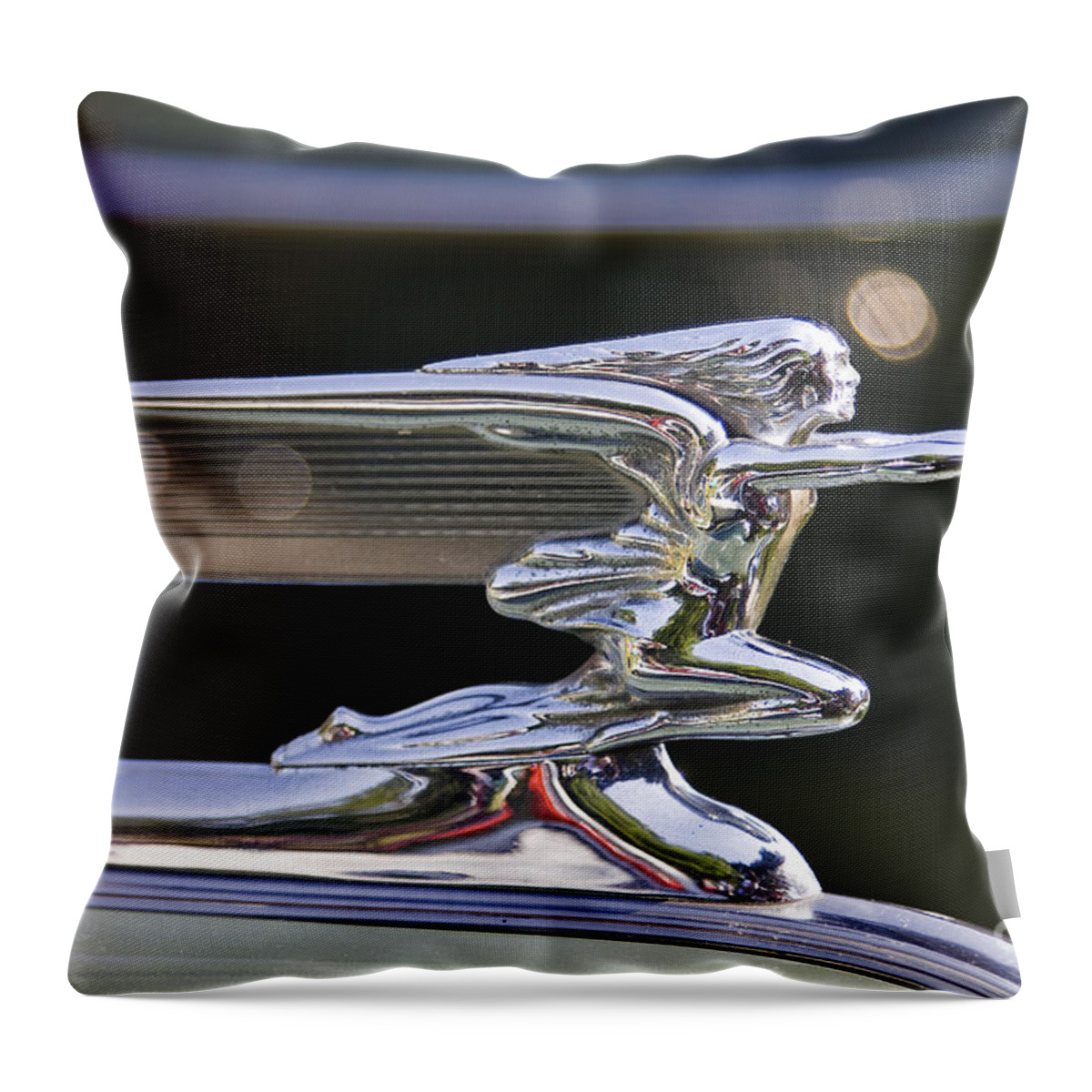 Classic Throw Pillow featuring the photograph Packard Ornament by Dennis Hedberg