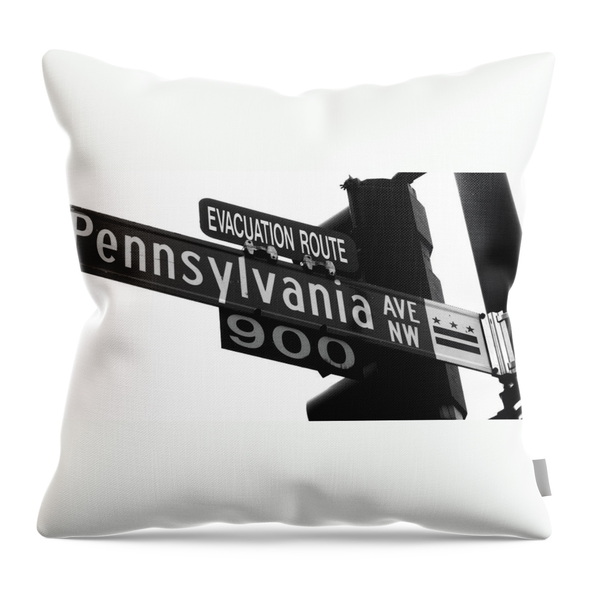 Pennsylvania Throw Pillow featuring the photograph Pennsylvania Ave by La Dolce Vita