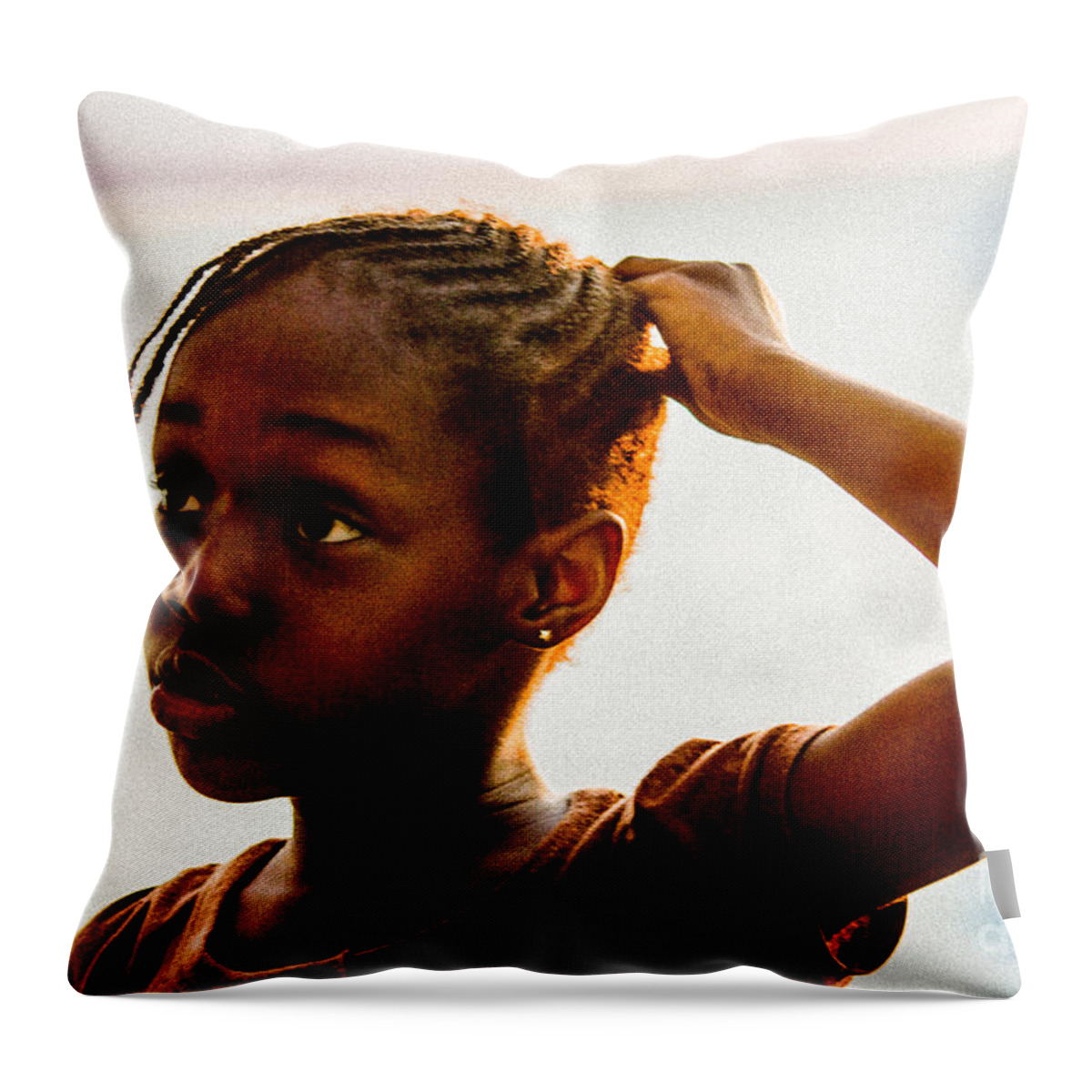 Bvi Throw Pillow featuring the photograph Playing Around by Rene Triay FineArt Photos