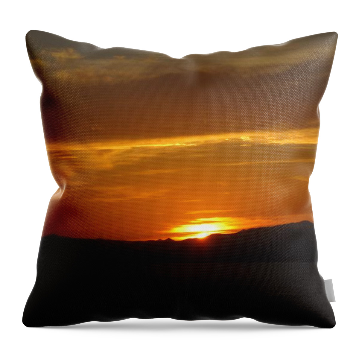 Puerto Vallarta Throw Pillow featuring the photograph Puerto Vallarta Sunset by Marilyn Wilson