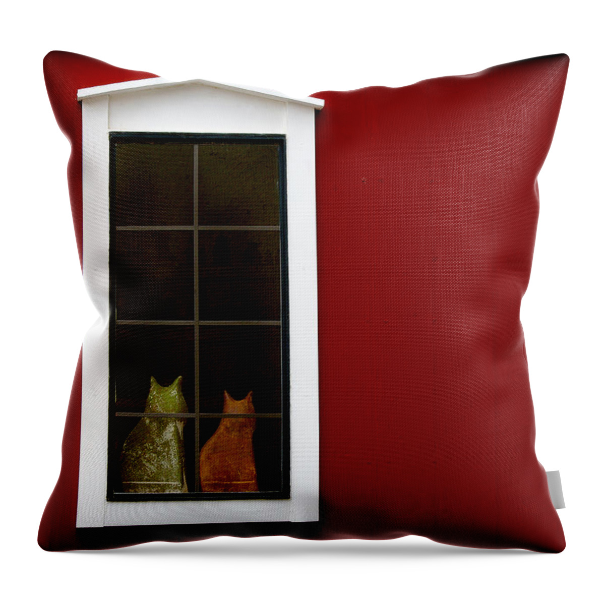 Cloudcroft Throw Pillow featuring the photograph Red by Vicki Pelham