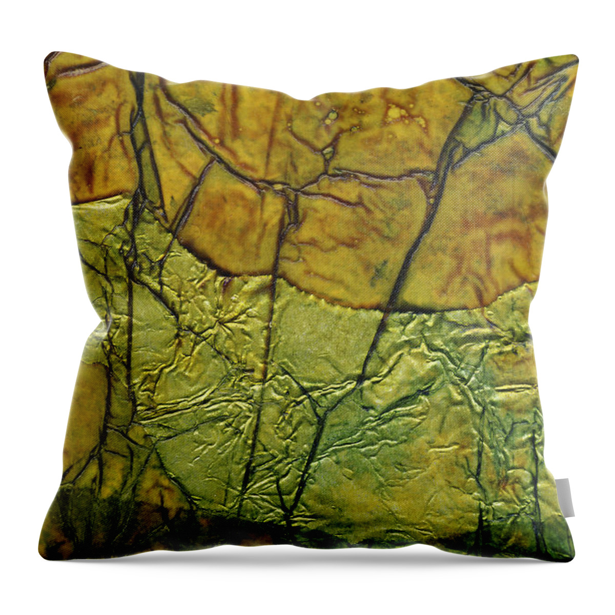 Abstract Throw Pillow featuring the mixed media Rhapsody of Colors 71 by Elisabeth Witte