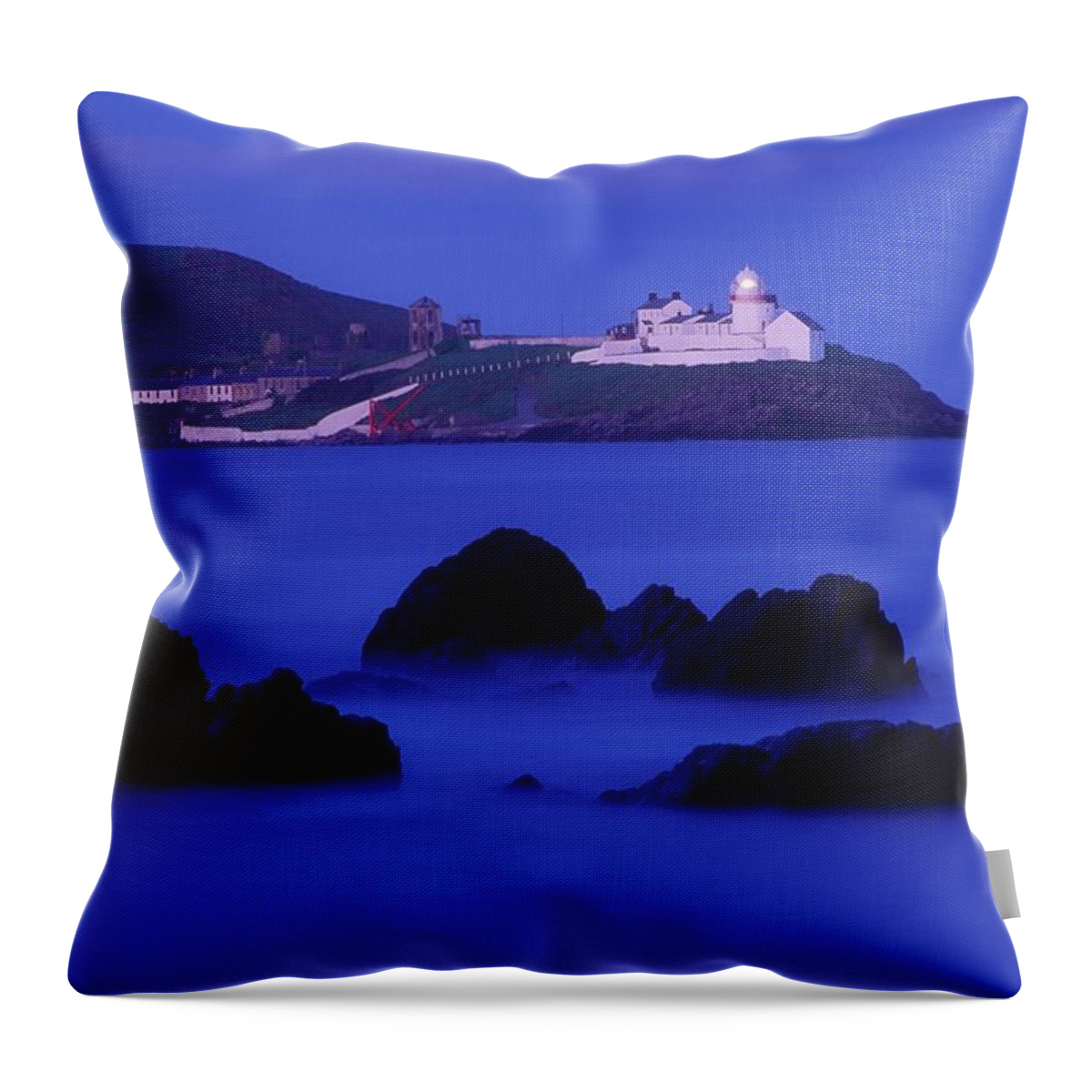 Architecture Throw Pillow featuring the photograph Roches Point, Whitegate, County Cork by Richard Cummins