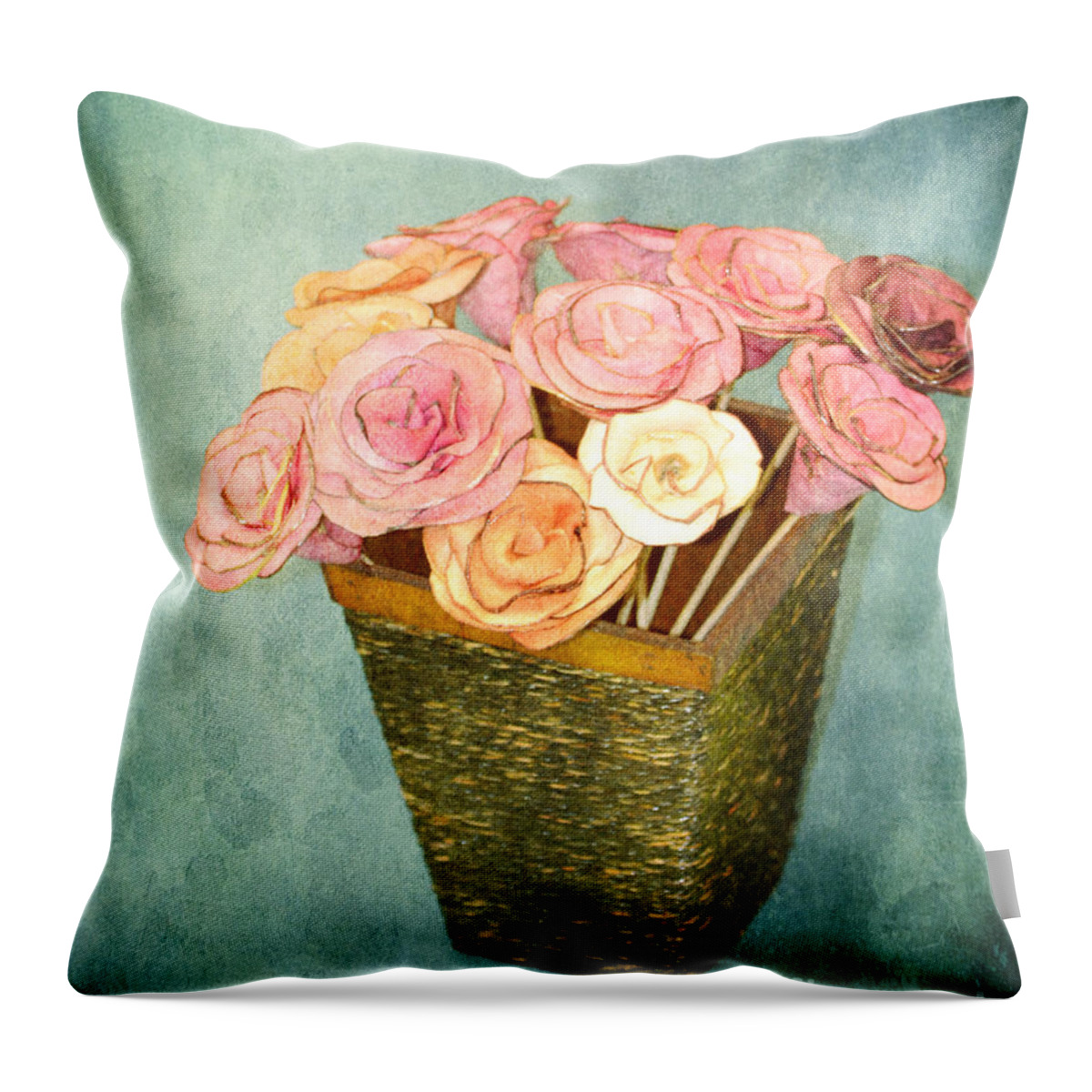 Roses Throw Pillow featuring the photograph Rose for You by Traci Cottingham