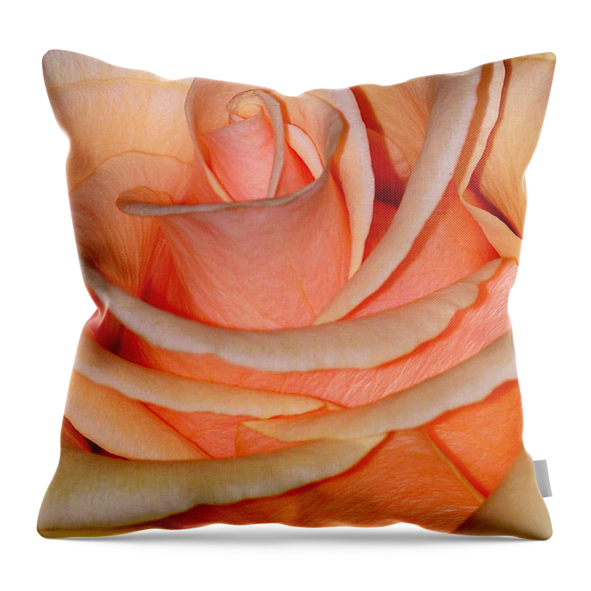 Rose Throw Pillow featuring the photograph Rose #1 by Sylvie Leandre