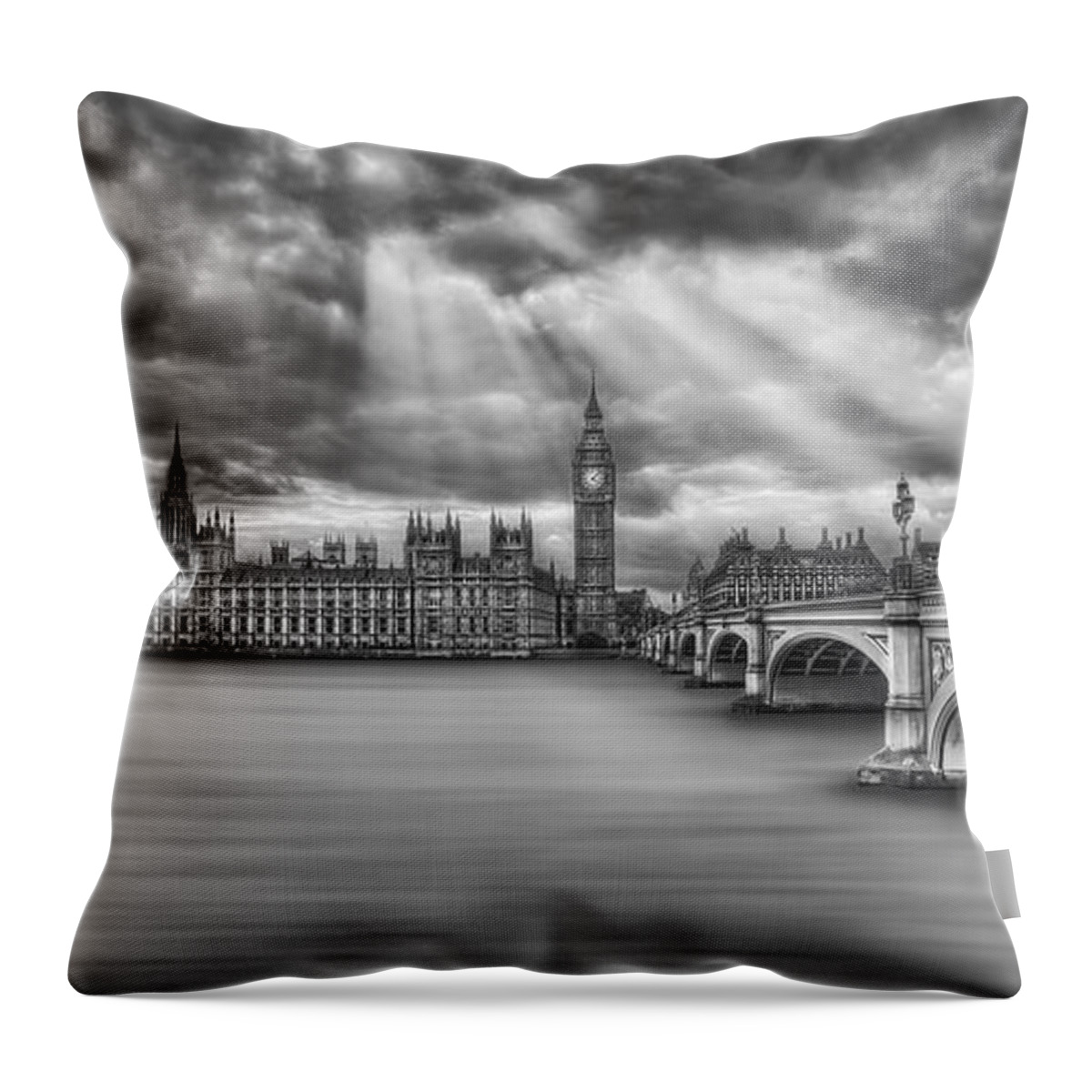 London Throw Pillow featuring the photograph Rule Britannia by Evelina Kremsdorf