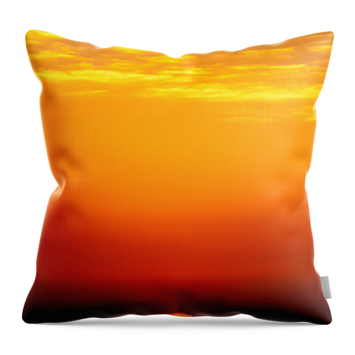 Africa Throw Pillow featuring the photograph Sea sunrise by Alistair Lyne