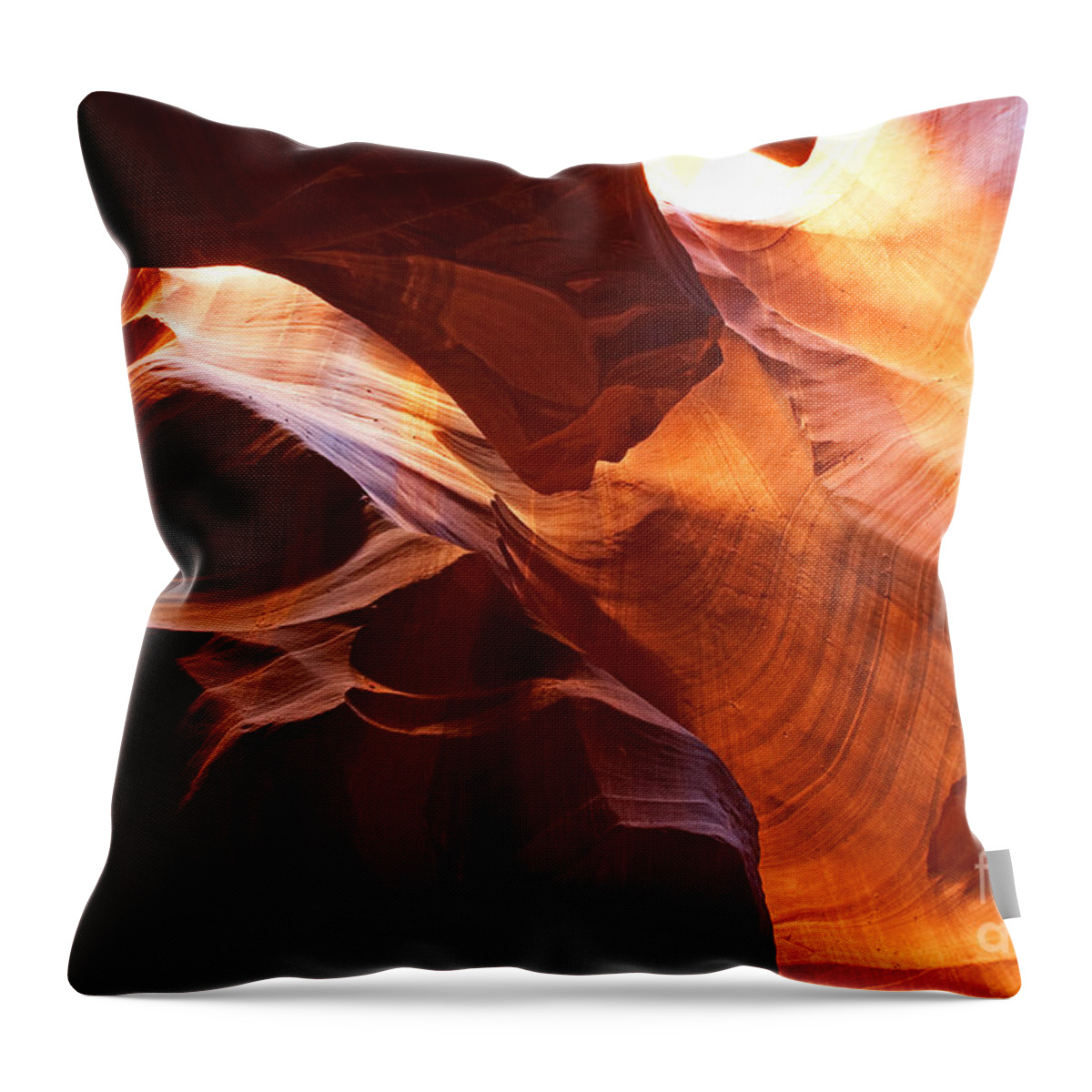 Arizona Throw Pillow featuring the photograph Shades of Reflections by Bob and Nancy Kendrick