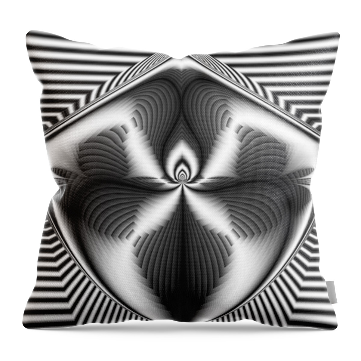 Geometric Throw Pillow featuring the photograph Siltron 4 by Theodore Jones