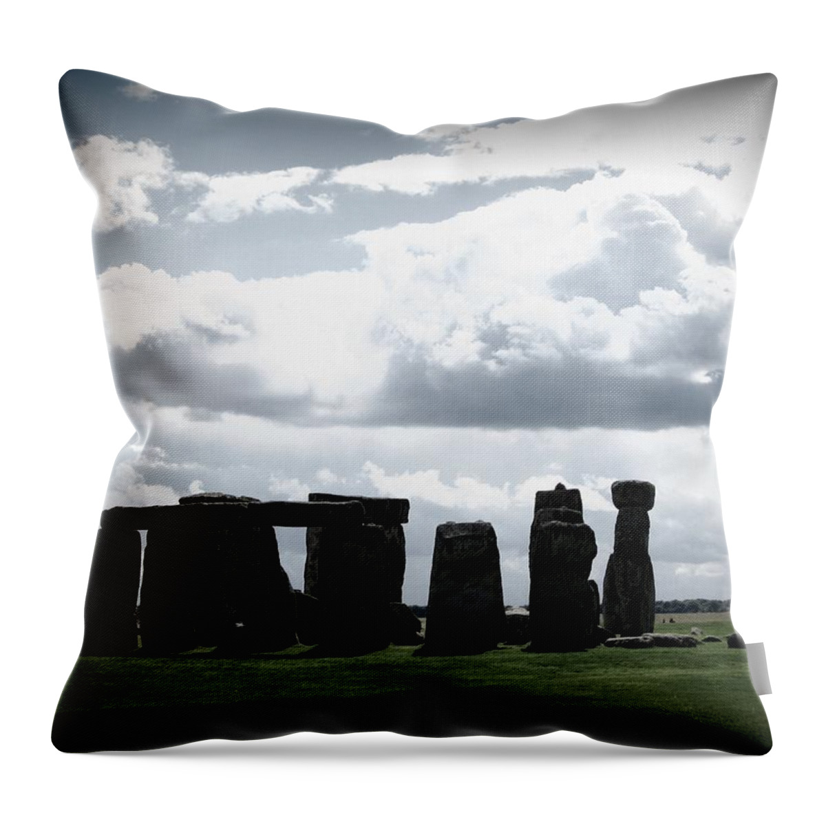 Stonehenge Throw Pillow featuring the photograph Stonehenge by Ian Kowalski