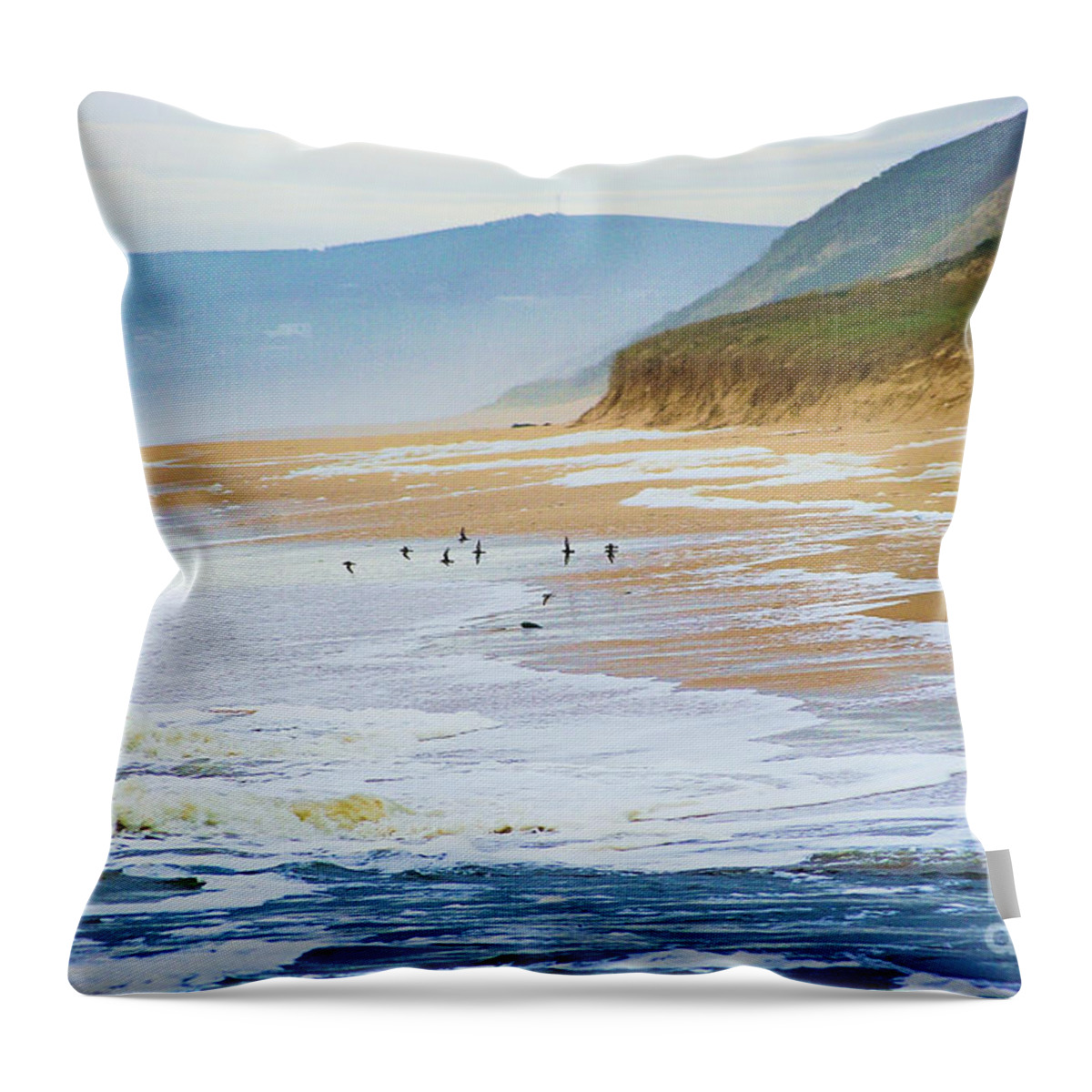 Powlet River Throw Pillow featuring the photograph Stormy Morning 3 by Blair Stuart