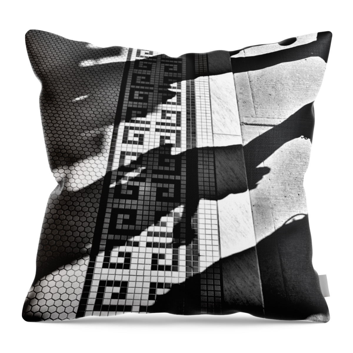 Street Throw Pillow featuring the photograph Street To Stone by J C