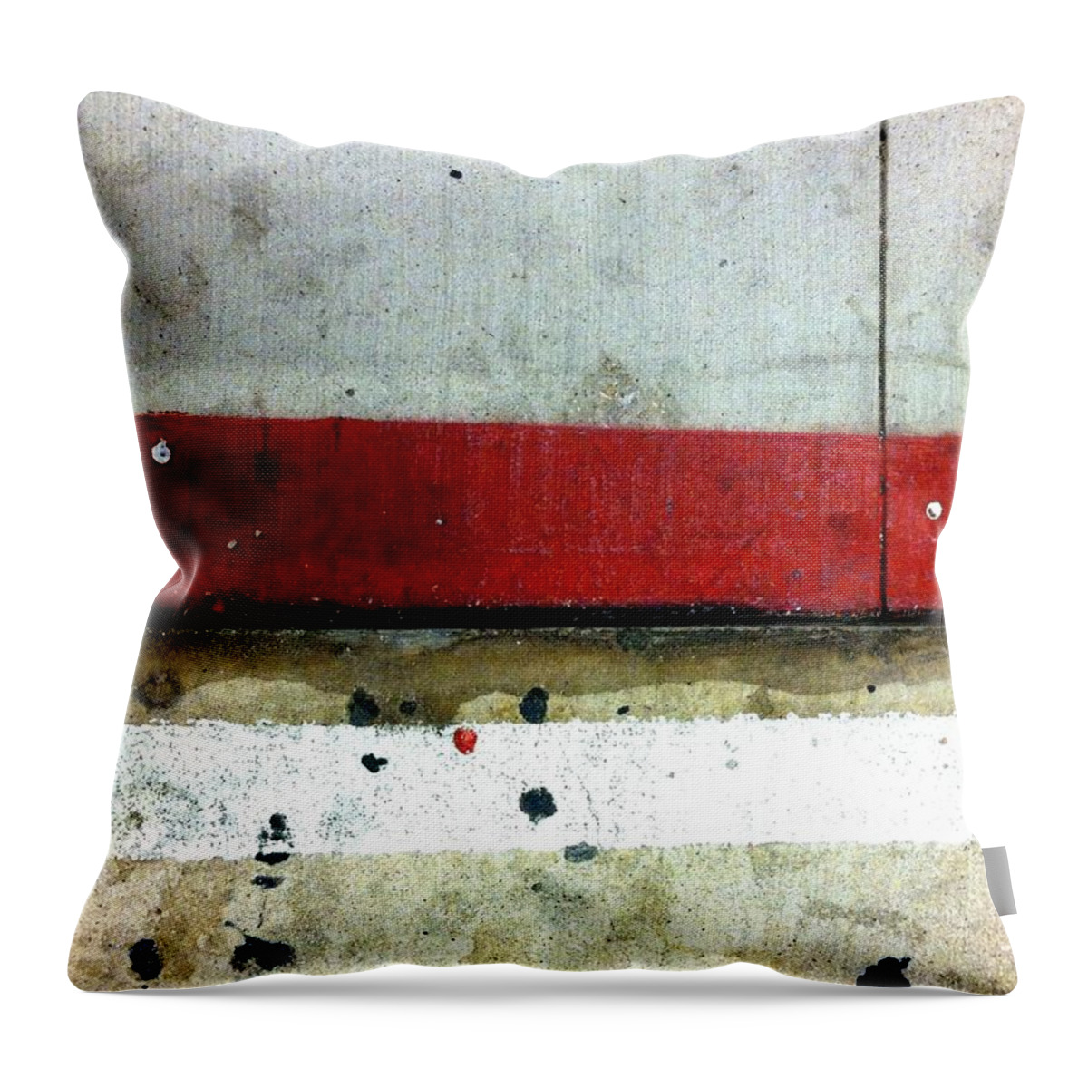 New York City Throw Pillow featuring the photograph Streets of New York Abstract Eight by Marlene Burns