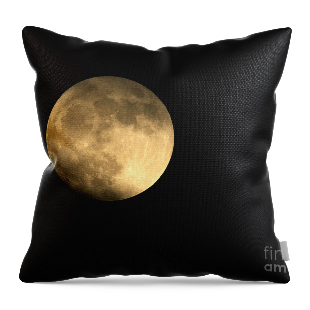 Supermoon Throw Pillow featuring the photograph Supermoon 4 by Sharon Talson
