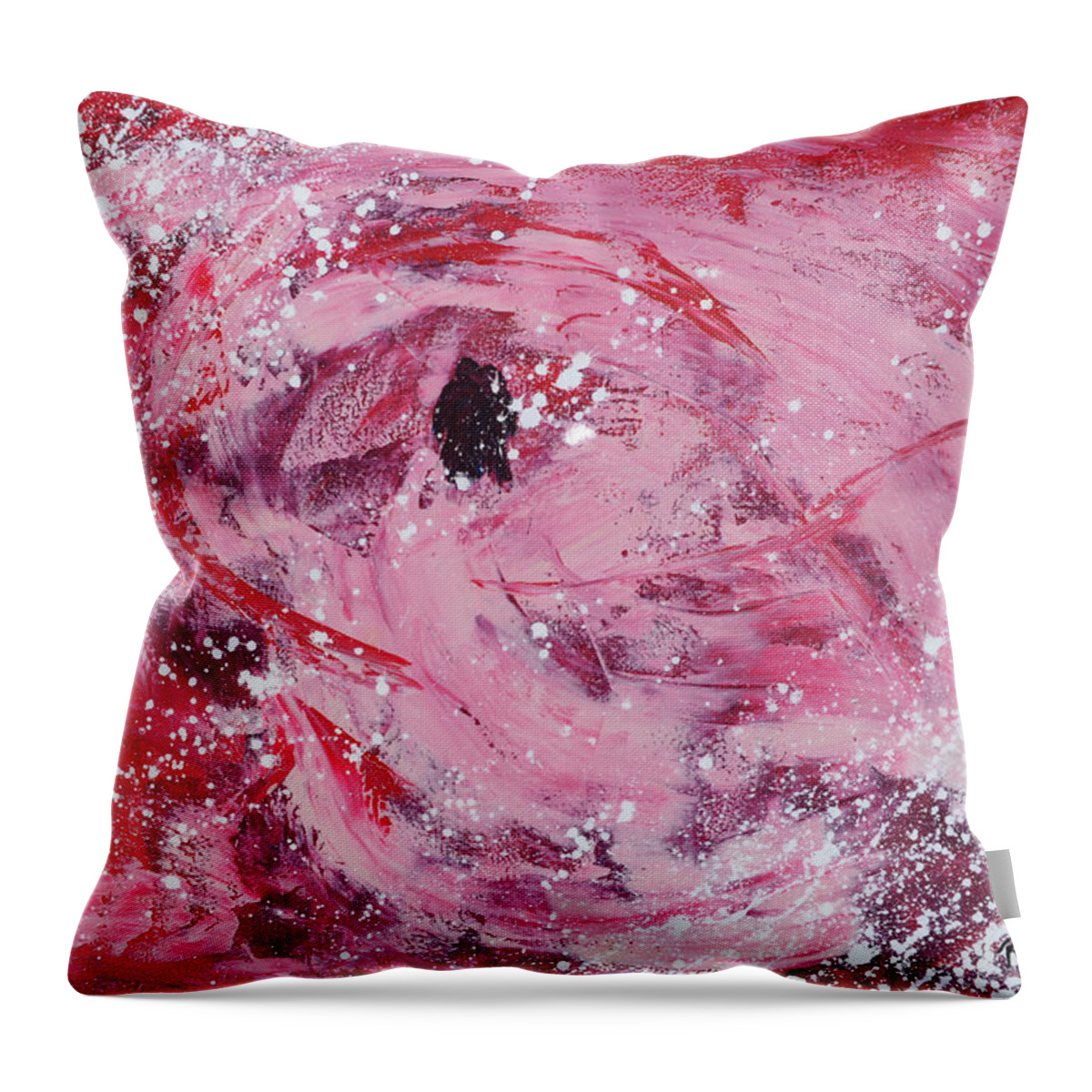 Te Quiero Mucho Throw Pillow featuring the painting Te Quiero Mucho by Stephane Trahan