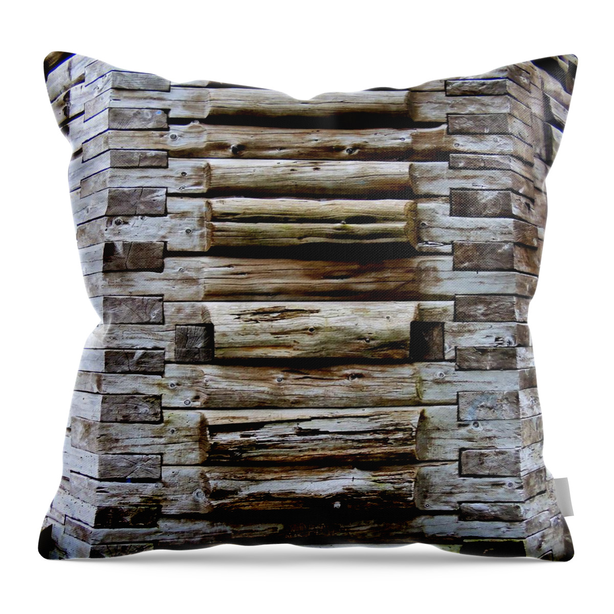 Wood Throw Pillow featuring the photograph The Art Of Wood 2 by Randall Weidner