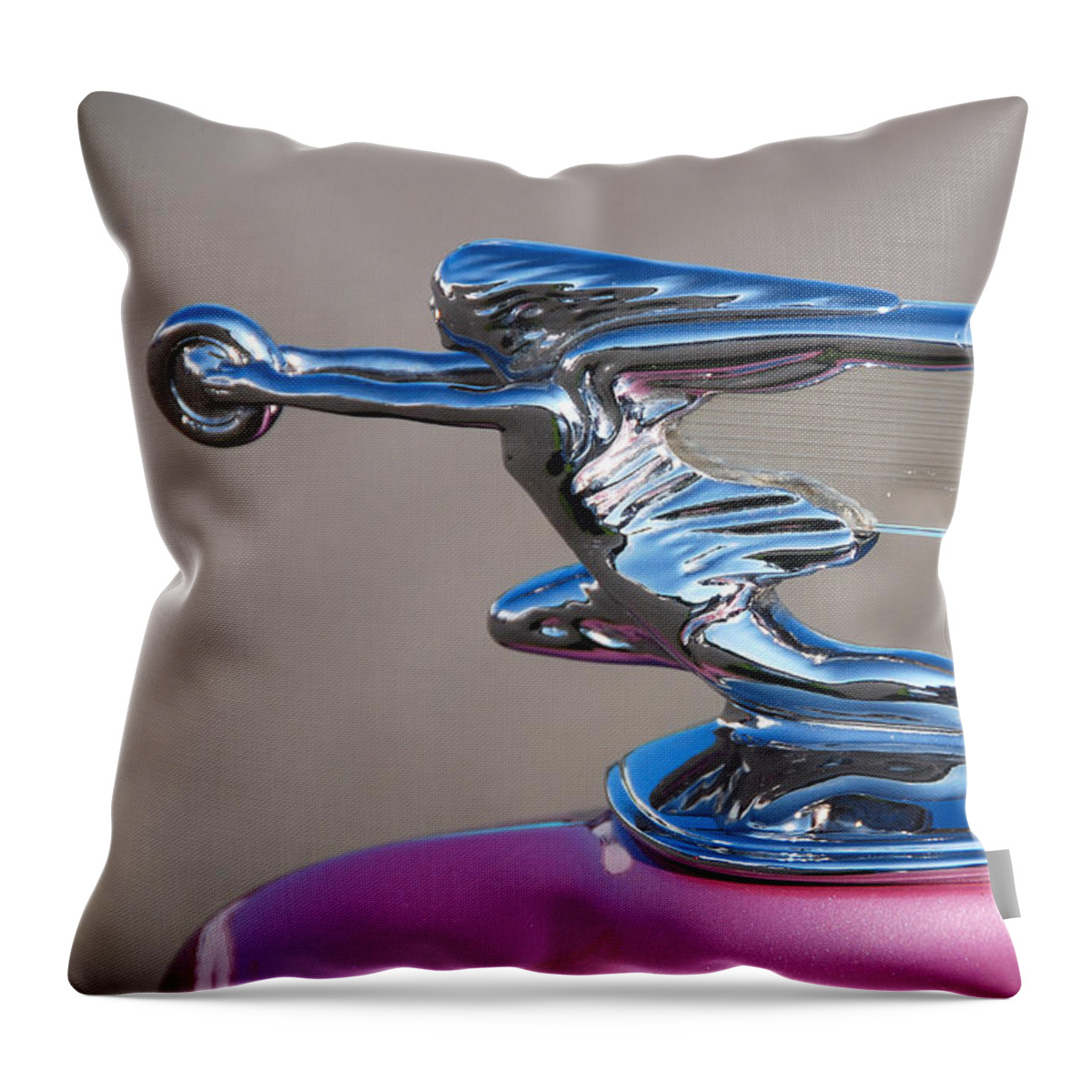 Automobiles Throw Pillow featuring the photograph The Chase Continues... by John Schneider