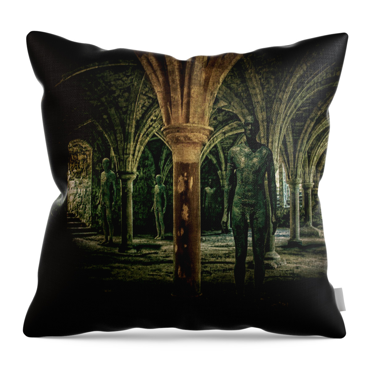 Crypt Throw Pillow featuring the photograph The Crypt by Chris Lord