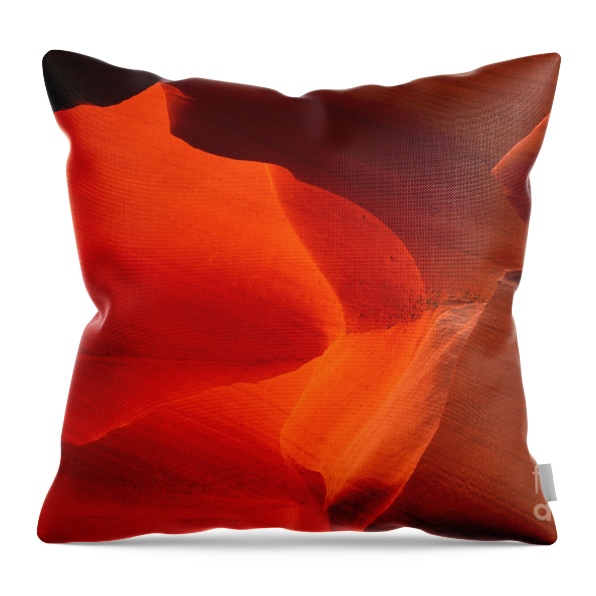 Arizona Throw Pillow featuring the photograph The Fire Within by Bob and Nancy Kendrick