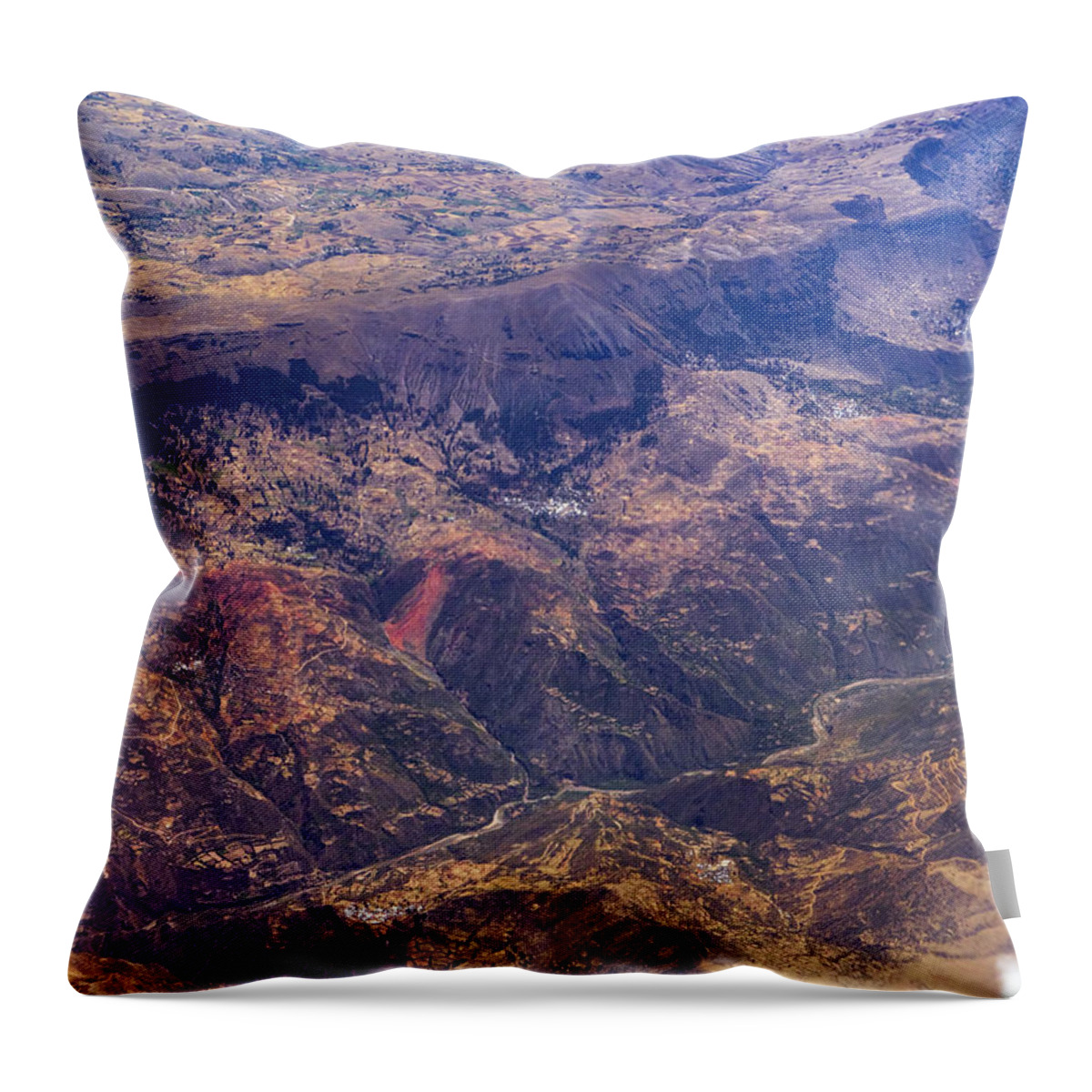 Peru Throw Pillow featuring the photograph The High Life by S Paul Sahm