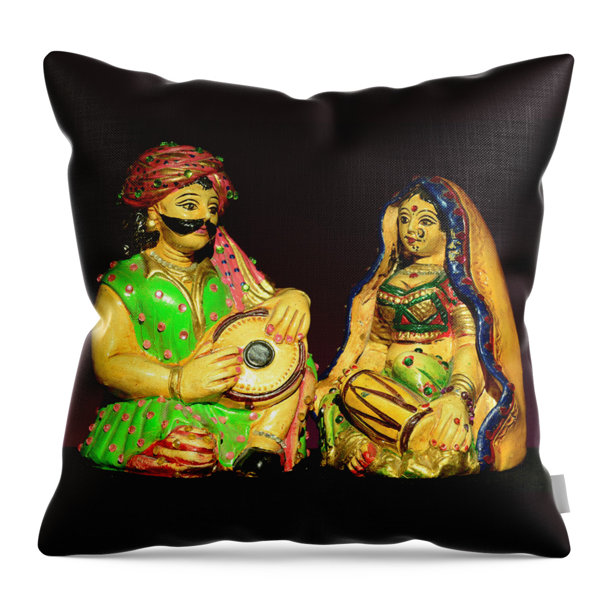 524 Throw Pillow featuring the photograph The Percussionists by Fotosas Photography