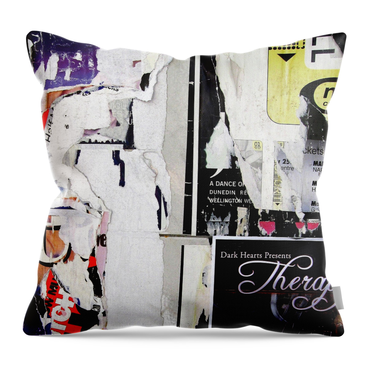 Urban Throw Pillow featuring the photograph Therapy by Roseanne Jones