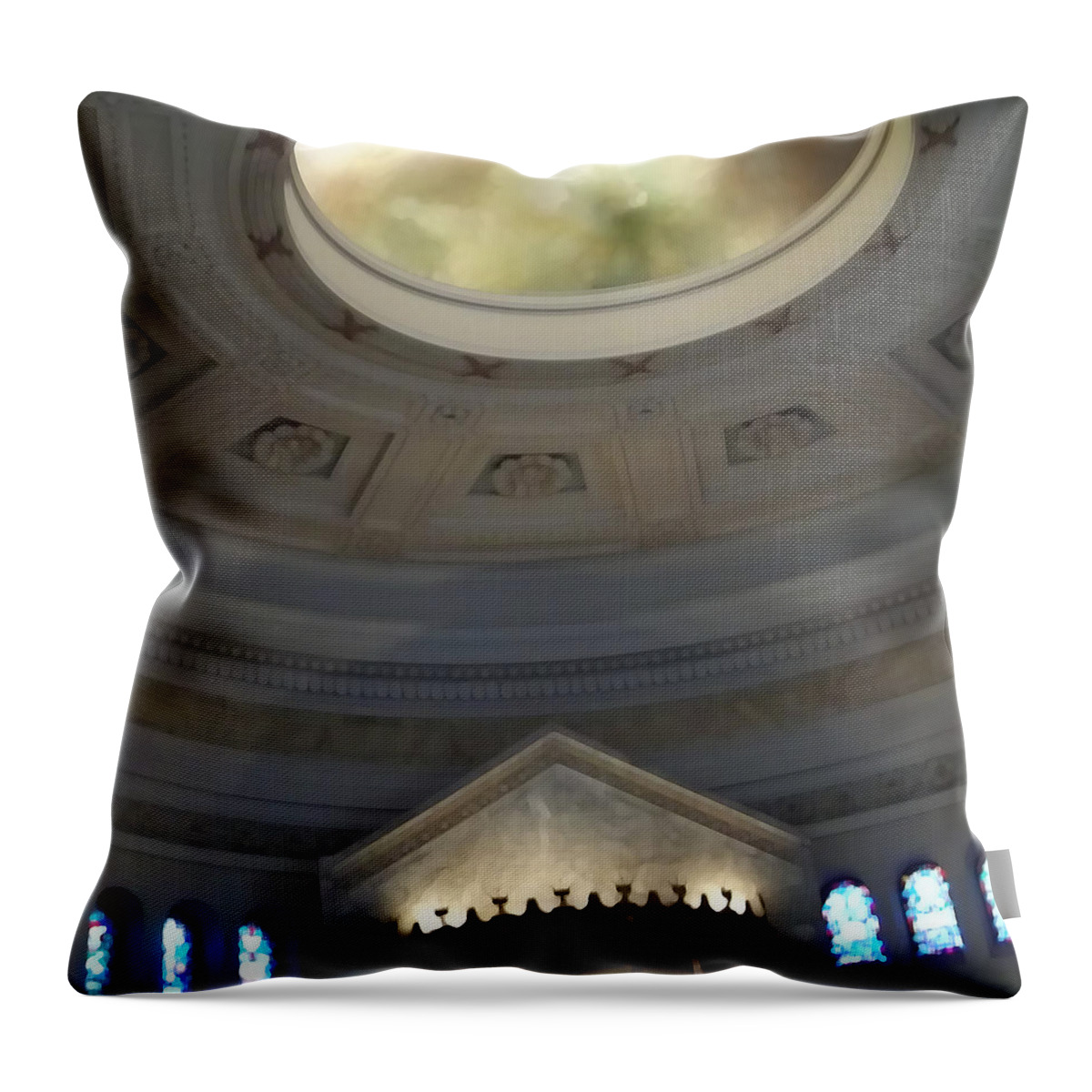 Heaven Throw Pillow featuring the photograph This way to Heaven by Anne Cameron Cutri