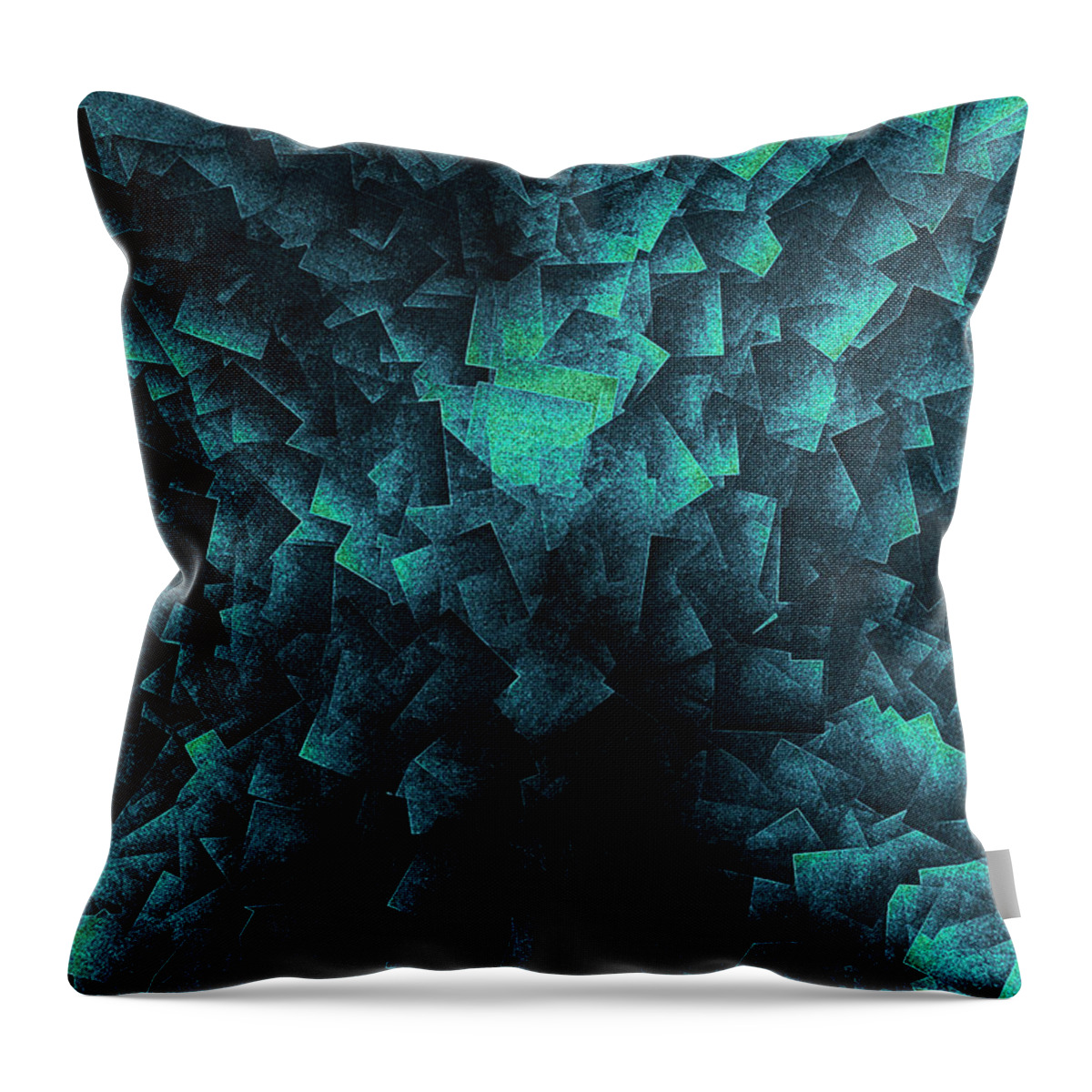 Abstract Throw Pillow featuring the digital art Thursday Afternoon by Jeff Iverson