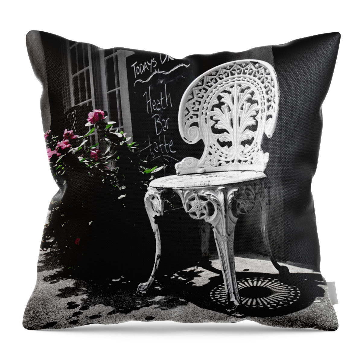 Charleston Throw Pillow featuring the photograph Today's Drink by Jessica Brawley