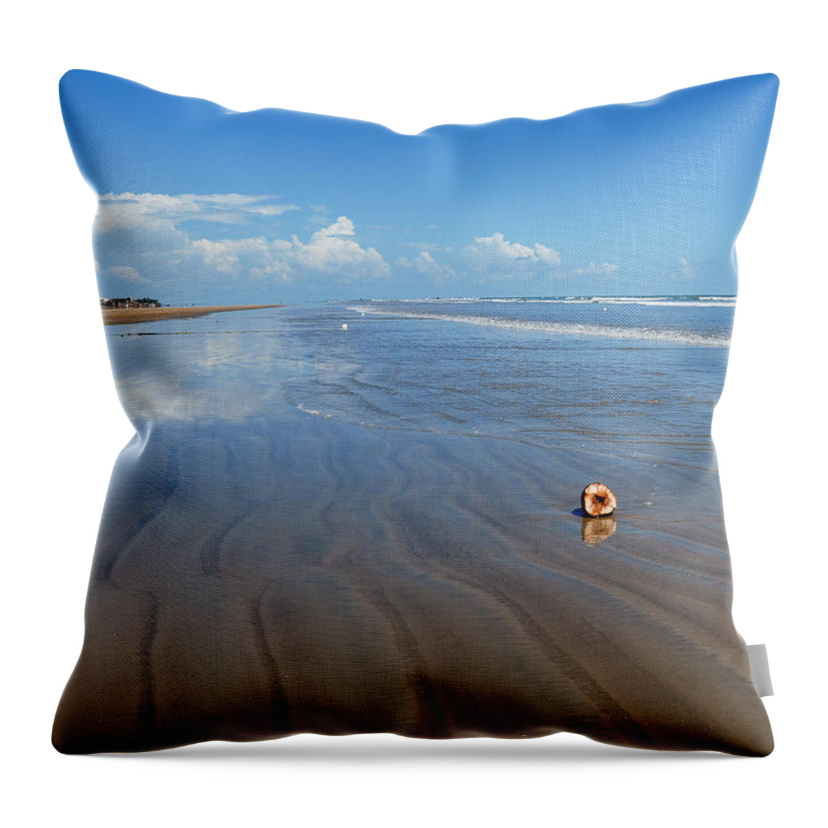 Coconut Throw Pillow featuring the photograph Tranquility by Fotosas Photography
