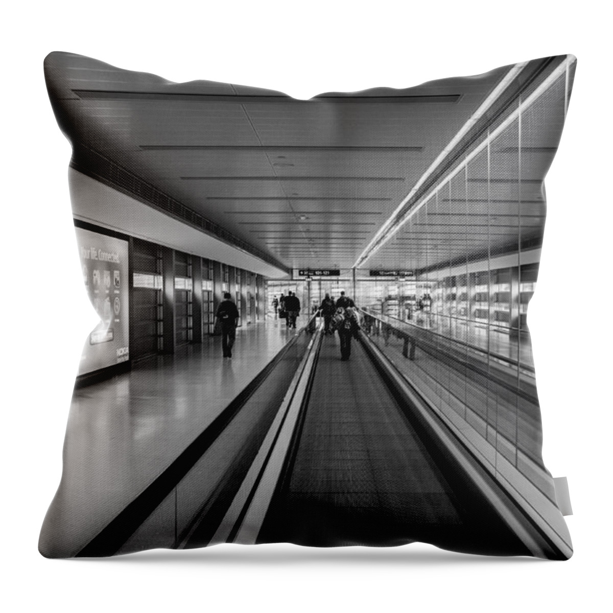 Dublin Throw Pillow featuring the photograph Travelling by Semmick Photo